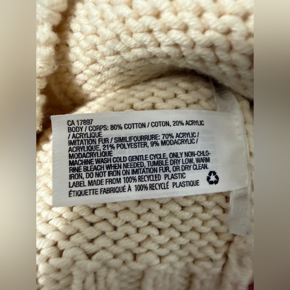 GAP Cozy Cream Kids Vest Large (10) - Picture 5 of 5